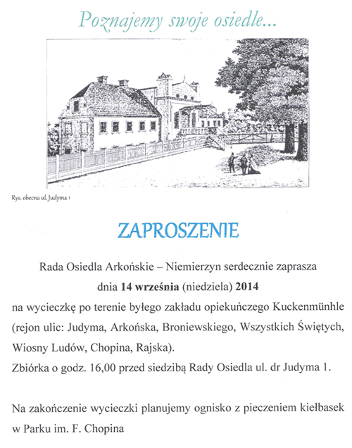 Zaproszenie na 14 wrzenia 2014 r.